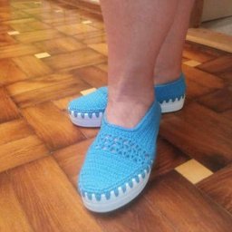 вязанная обувь для лета