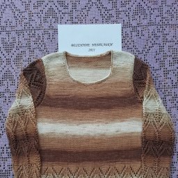 Ажурный пуловер