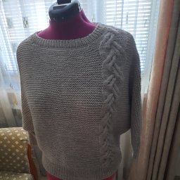 Джемпер с рукавом "Летучая мышь"