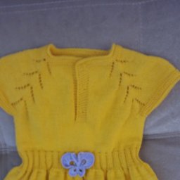 Солнечное платье для самой маленькой внучки