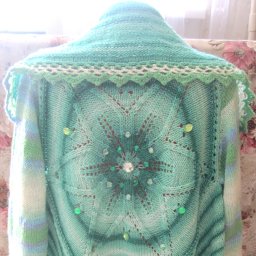 Жакет "Дриада" из центра спицы+ крючок.