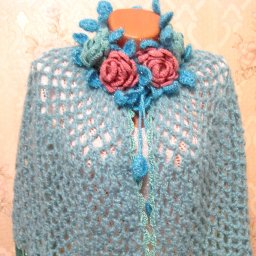 Накидка крючком