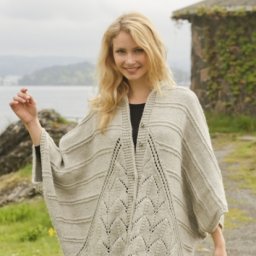 Пончо из журнала Дропс