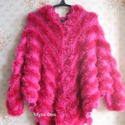 Нарядное пончо спицами