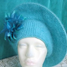 Шляпка "Мечта" крючком