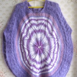 Пончо-круг "Чароит"