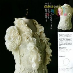 Красивый жилет - спицы+крючок