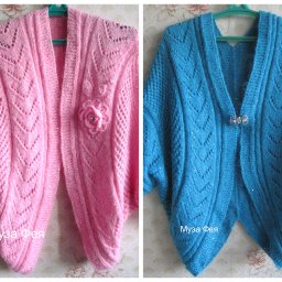 Два пончо из журнала Дропс