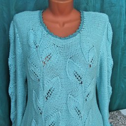 Пуловер "Ветки с листьями" - 2