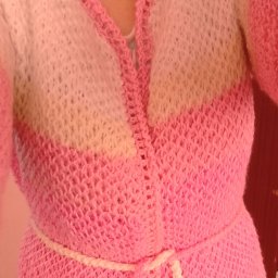 Кардиган Розовые соты