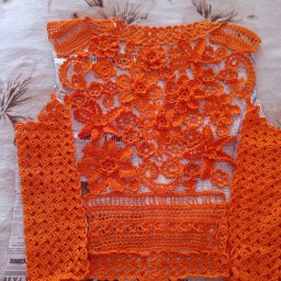 Курточка с элементами ирландского кружева