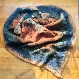 Палантин цвета земли