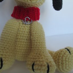 Плуто - вязаный щенок