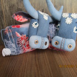 мои джинсовые коровки