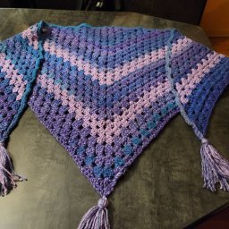 Моя первая  работа крючком.