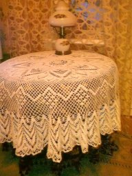 Скатерть крючком