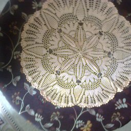 Круглая салфетка