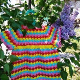 Платьице для внучки "Все краски лета"