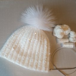 Зимняя шапочка из пуха норки