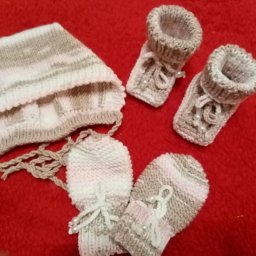 Комплект для малыша от 0 до3 мес. Связано по заказу.