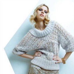 Ажурный свитер