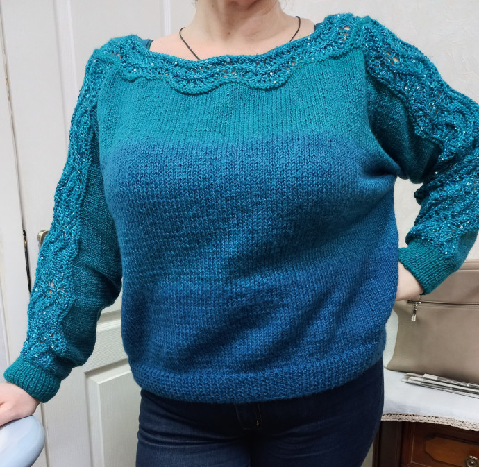 Джемпер МОРСКАЯ ВОЛНА.