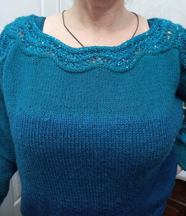 Джемпер МОРСКАЯ ВОЛНА.