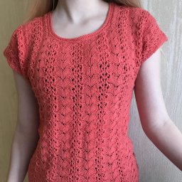 Летняя кофточка японским узором