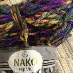 Весенний меланжевый беретик