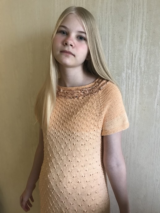 "Карамелька" - платье для девочки подростка