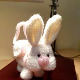 Детская сумочка крючком " Зайка"