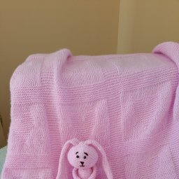 детский плед спицами