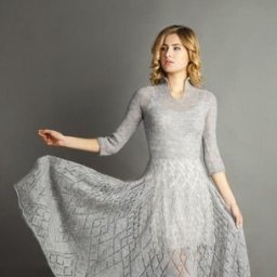 узор платья из мохеря