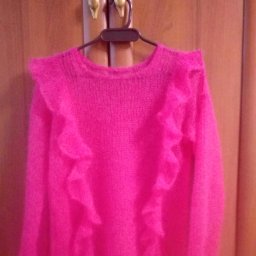 паутинка из тонкого мохера дя себя и дочери