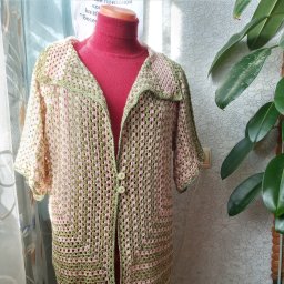 Кардиган "Любимый бабушкин квадрат"