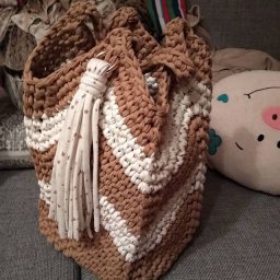 Вязаная сумка крючком