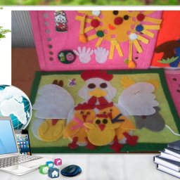 Книжечка с Весёлыми математическими заданиями и сказка пальчикоВая"ТеРЕМОК".