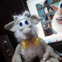 Любимый детками герой современного мультика Буба