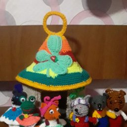 Вязаная сказка "Теремок"