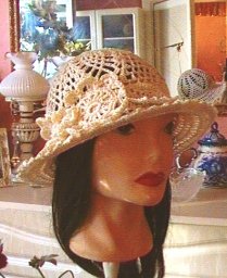 Шляпка крючком...