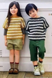 ДЕТСКИЙ ДЖЕМПЕР В ПОЛОСКУ...