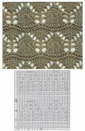 Ажурный узор спицами...