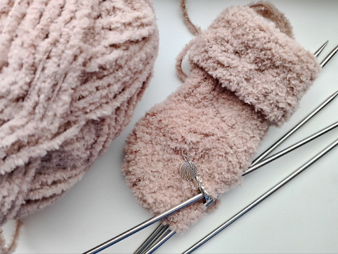 Детские носочки из мягкой пряжи