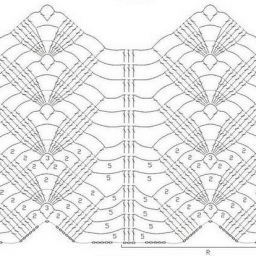 Красивые узоры крючком для палантинов и платьев