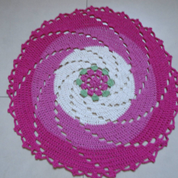 КОВРИК СПИРАЛЬ крючком