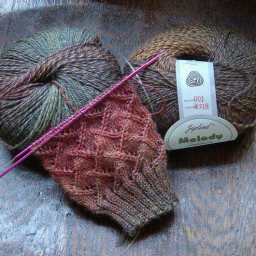 Красивый узор для носка