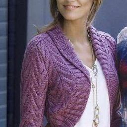 Болеро с закругленными полочками