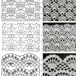 Узорчики крючком