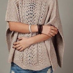 Красивая накидка узором Павлиний хвост