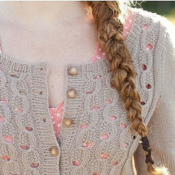 Вязание на спицах - Узор с дырочками